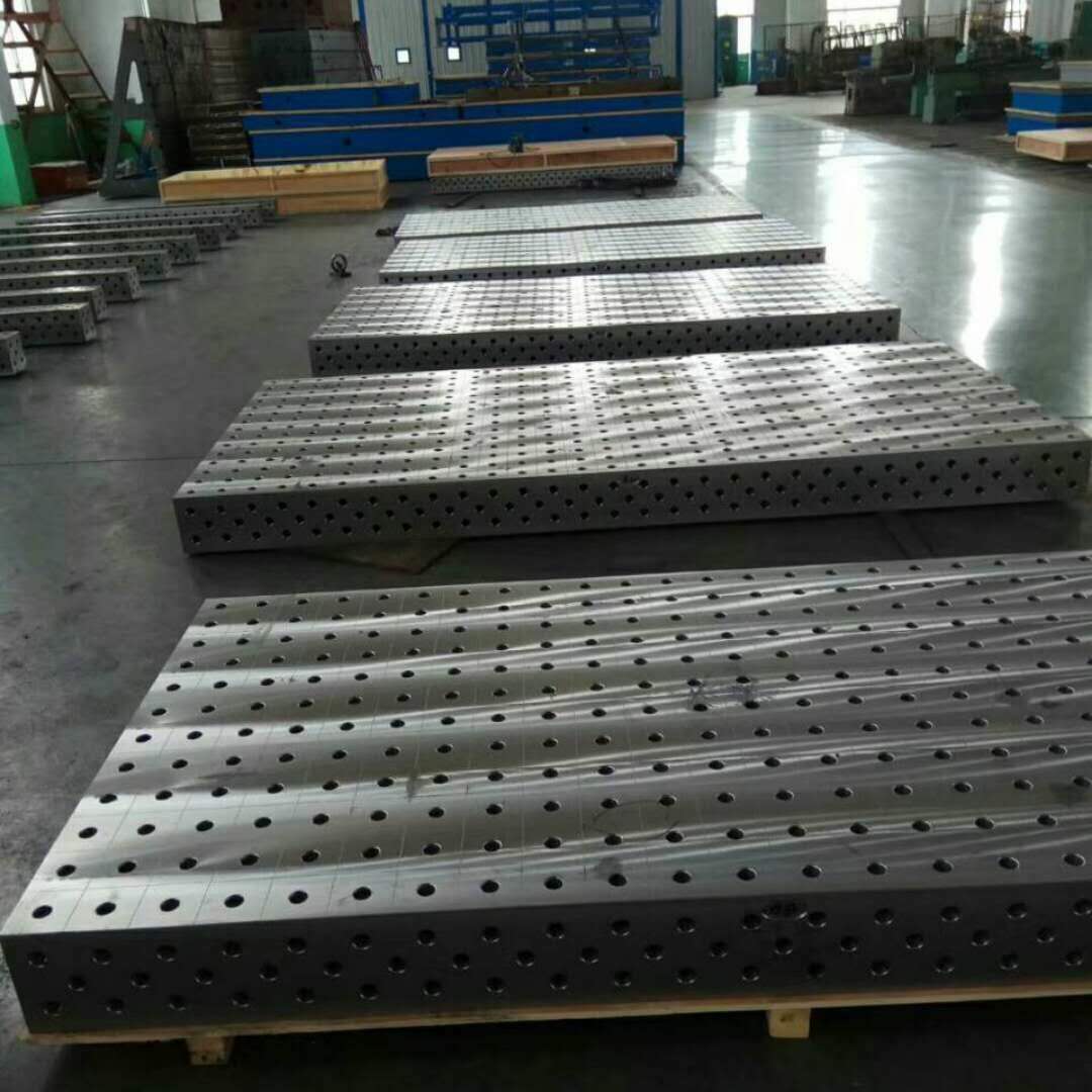 广州大量三维柔性焊接平台完工